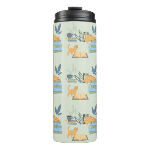 Library Cats Thermal Tumbler