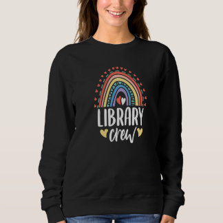 Library Crew Reading & Animal Sweatshirt