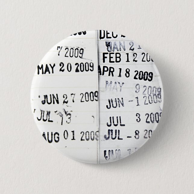 Library Date Stamp Button (Front)