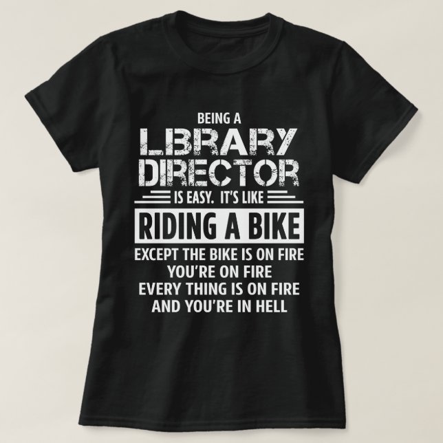 Library Director T-Shirt (Design Front)