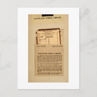 Library Due Date Card and Stamps