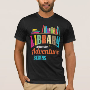 Library Fan - book lovers Librarian Reader T-Shirt