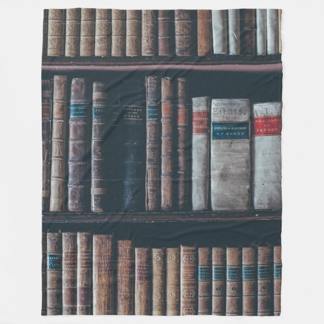 LIBRARY FLEECE BLANKET (Front)