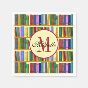 Library for genius. Books for clever students Napkin