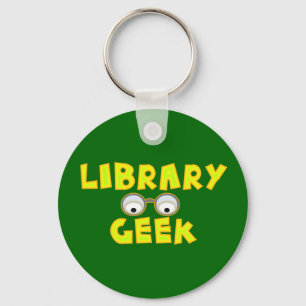 Library Geek Keychain
