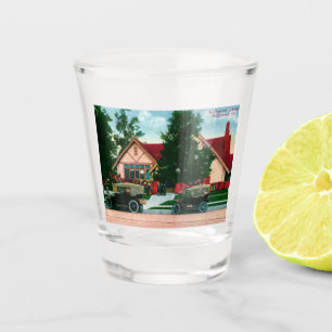 Library, Hollywood, CA Vintage Shot Glass