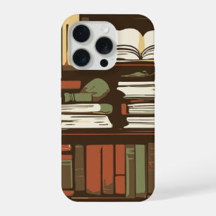 library iPhone 15 pro case