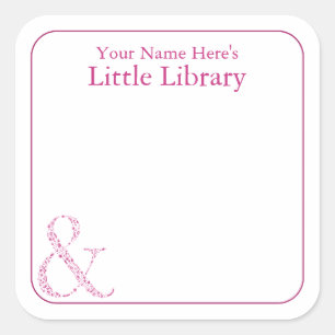 & Library Labels   Greeting Card Book Gift Tag