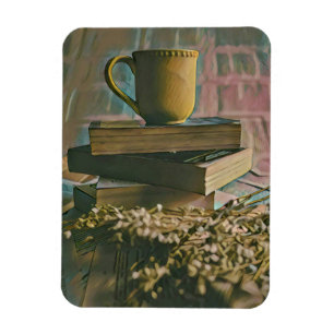 Library lover artwork magnet