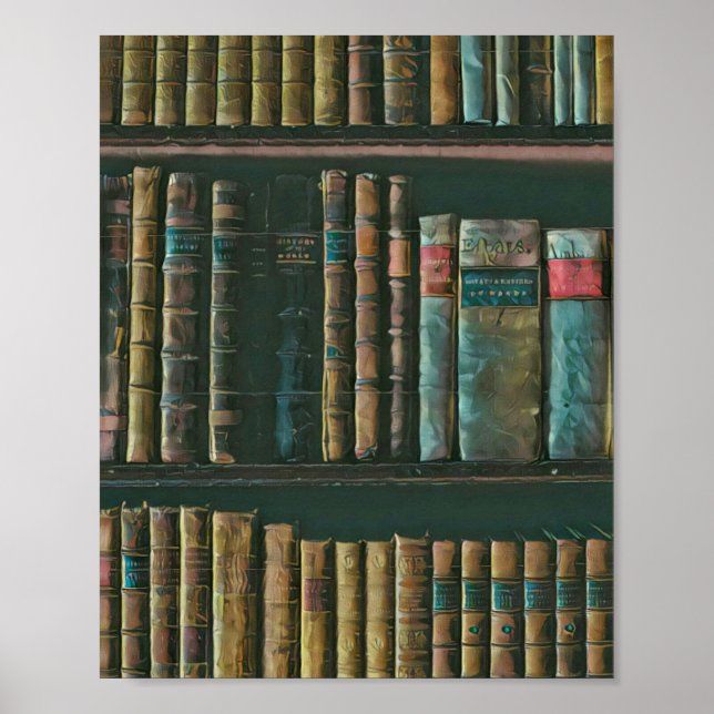Library lover artwork poster (Front)