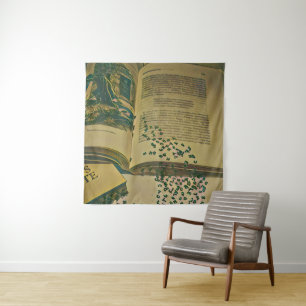 Library lover gift tapestry