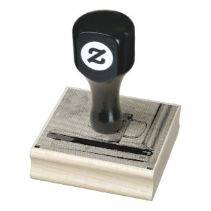 Library Lovers Gift Rubber Stamp