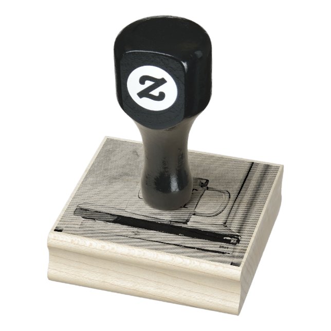 Library Lovers Gift Rubber Stamp (Stamp)