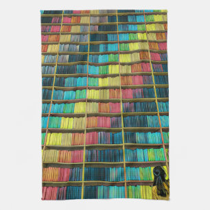 Library Lovers Gift Tea Towel