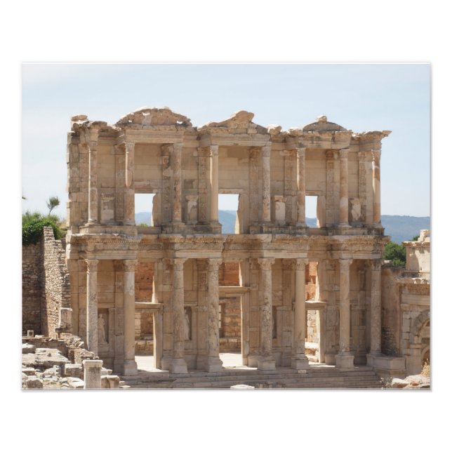 Library of Celsus in Ephesus, Turkey Photo Print (Front)