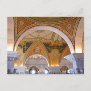 Library of Congress Ceiling Postcard