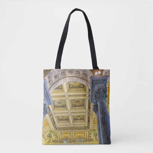Library of Congress ceiling Tote Bag (Front)