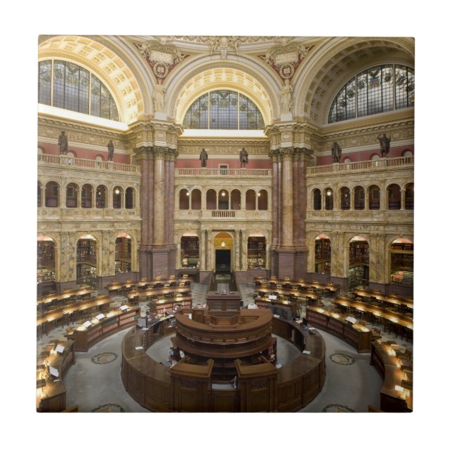Library of Congress Ceramic Tile (Front)