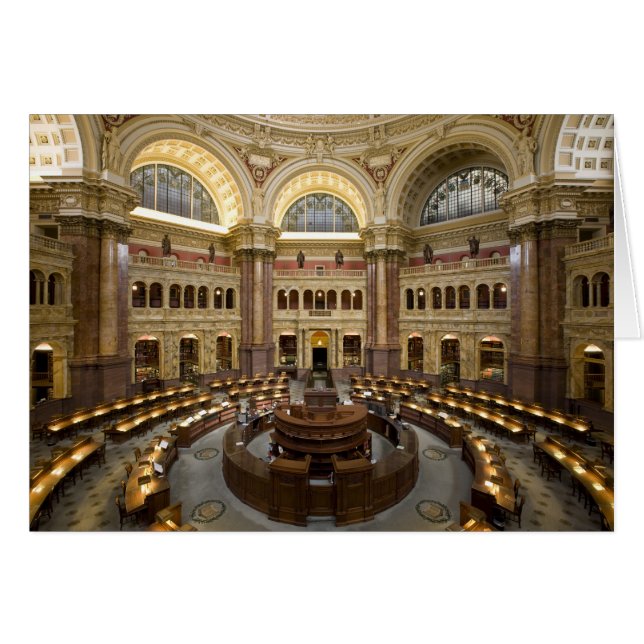 Library of Congress Reading Room, Washington, D.C. (Front Horizontal)