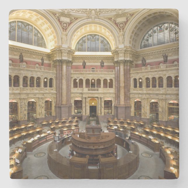 Library of Congress Stone Coaster (Front)