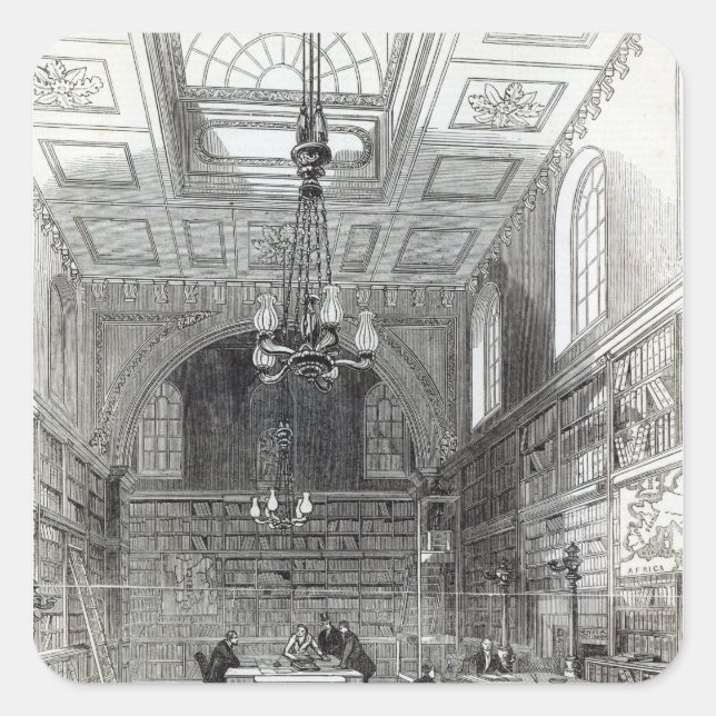 Library of the House of Lords Square Sticker (Front)
