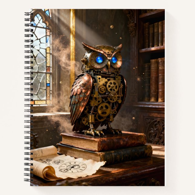Library Owl Notebook (Front)