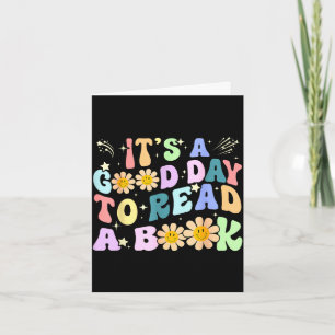 Library reading lovers funny good day to read book card