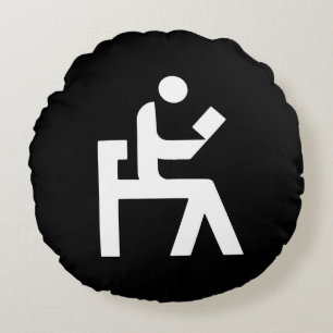 Library Reading Room Round Cushion