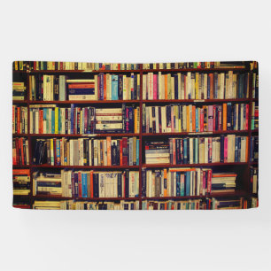 Library Shelves Banner