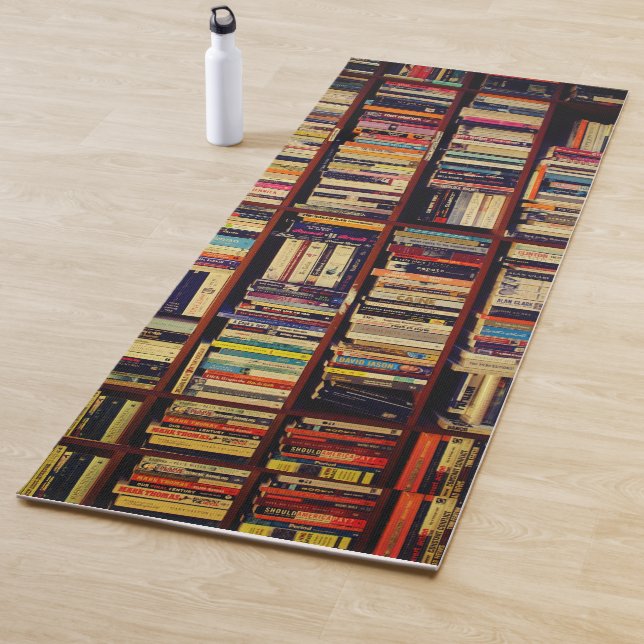 Library Shelves Yoga Mat (In Situ)