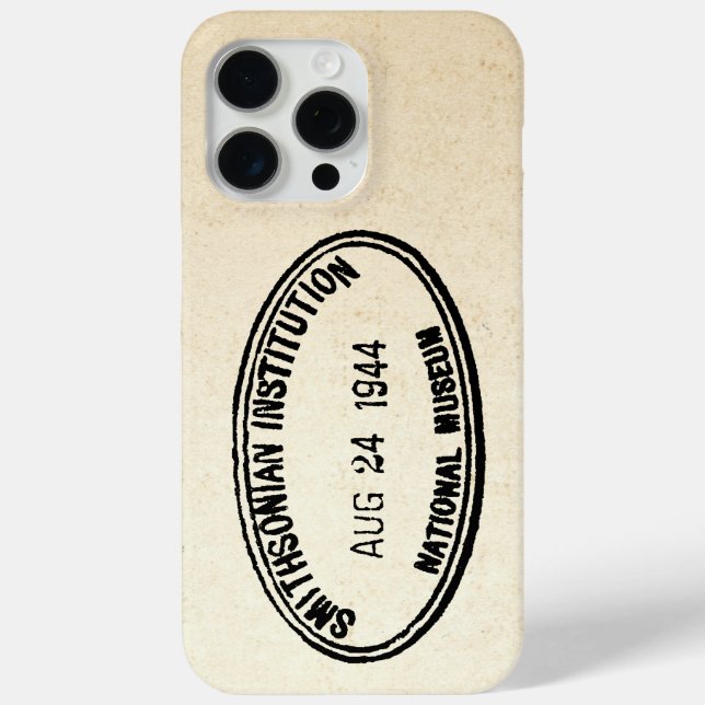 Library Stamp Smithsonian Institution 1944 Case-Mate iPhone Case (Back)