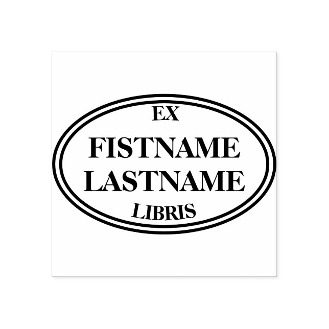 Library stamp  style ex libris book plate (Imprint)