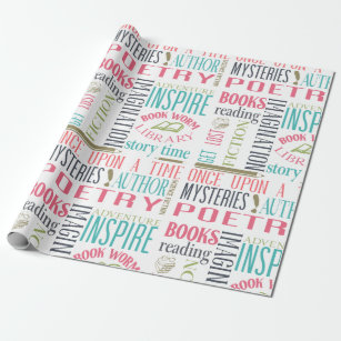 Library Subway Art  Wrapping Paper