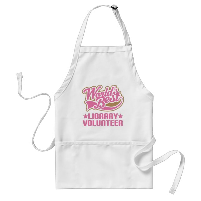 Library Volunteer Gift Standard Apron (Front)