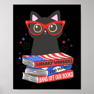 Library Workers For Kamala Banned Books Librarian Poster