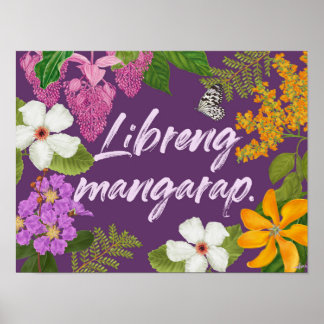 "Libreng mangarap" Filipino Motivational Poster