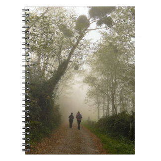 Libreta con espiral - Camino con muérdago Notebook