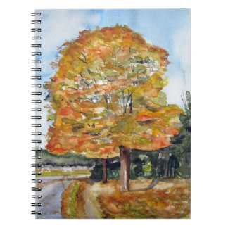 Libreta con Fælledparken en acuarela Notebook