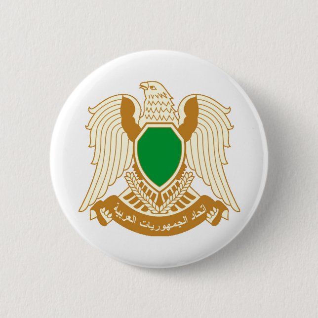 Libya - ليبيا 6 cm round badge (Front)