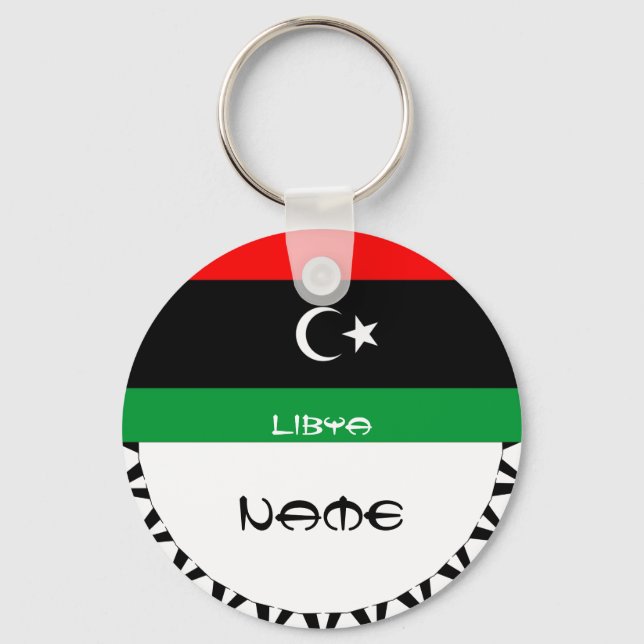 Libya 2011-  FLAG Key Ring (Front)