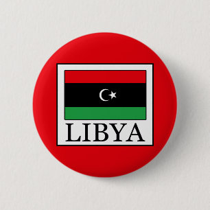 Libya 6 Cm Round Badge