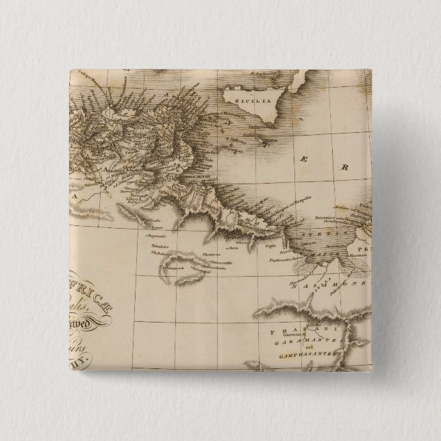 Libya, Africa 15 Cm Square Badge (Front)