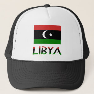 Libya and Libyan Flag Trucker Hat