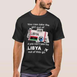 Libya Boarding Pass Libya Girl Libya T-Shirt