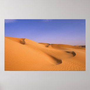 Libya, Fezzan, Sahara desert, Erg Murzuq, Sand Poster