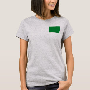 Libya Flag and Map dk T-Shirt