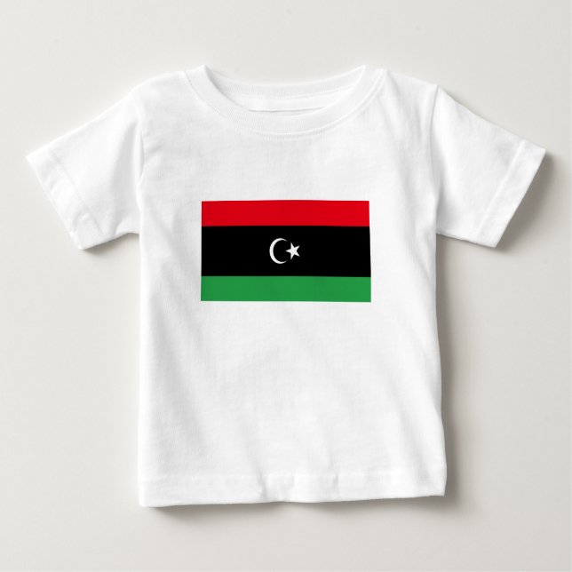 Libya Flag Baby T-Shirt (Front)