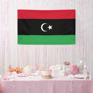 Libya flag banner
