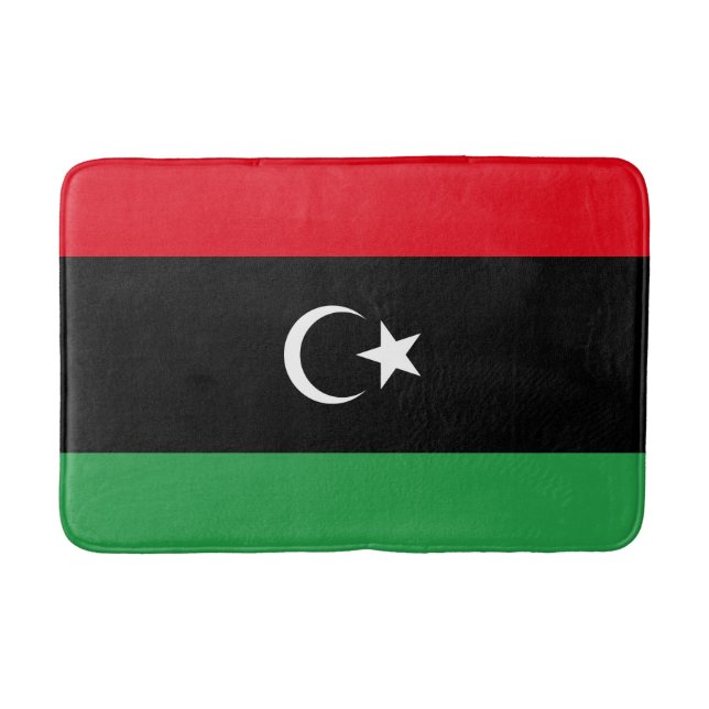Libya Flag Bath Mat (Front)