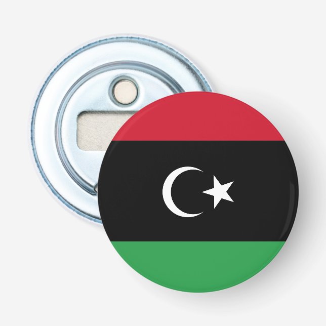 Libya flag bottle opener (Front)